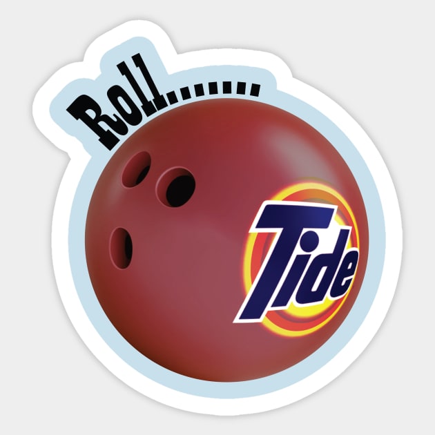 Tiddy Roll Sticker by The Wayback Chronicles